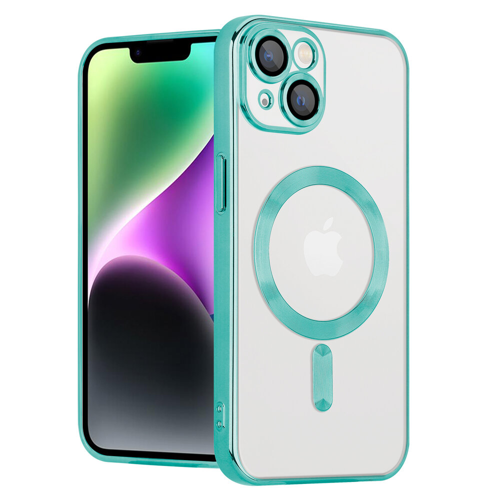 Coverzs Coverzs geschikt voor iPhone 14 Magsafe hoesje met camera cover (groen) + ShieldCase screenprotector - beschermglas iPhone bescherming - iPhone case bescherm hoesje + Screenprotector Coverzs Coverzs geschikt voor iPhone 14 Magsafe hoesje met camera cover (groen) + ShieldCase screenprotector - beschermglas iPhone bescherming - iPhone case bescherm hoesje + Screenprotector