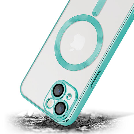 Coverzs Coverzs geschikt voor iPhone 14 Magsafe hoesje met camera cover (groen) + ShieldCase screenprotector - beschermglas iPhone bescherming - iPhone case bescherm hoesje + Screenprotector Coverzs Coverzs geschikt voor iPhone 14 Magsafe hoesje met camera cover (groen) + ShieldCase screenprotector - beschermglas iPhone bescherming - iPhone case bescherm hoesje + Screenprotector