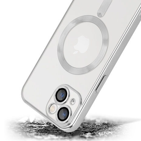Coverzs Coverzs geschikt voor iPhone 14 Magsafe hoesje met camera cover (zilver) + ShieldCase screenprotector - beschermglas iPhone bescherming - iPhone case bescherm hoesje + Screenprotector Coverzs Coverzs geschikt voor iPhone 14 Magsafe hoesje met camera cover (zilver) + ShieldCase screenprotector - beschermglas iPhone bescherming - iPhone case bescherm hoesje + Screenprotector