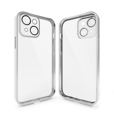 Coverzs Coverzs geschikt voor iPhone 14 Plus hoesje clear soft case camera cover (zilver) + ShieldCase screenprotector - beschermglas iPhone bescherming - iPhone case bescherm hoesje + Screenprotector Coverzs Coverzs geschikt voor iPhone 14 Plus hoesje clear soft case camera cover (zilver) + ShieldCase screenprotector - beschermglas iPhone bescherming - iPhone case bescherm hoesje + Screenprotector