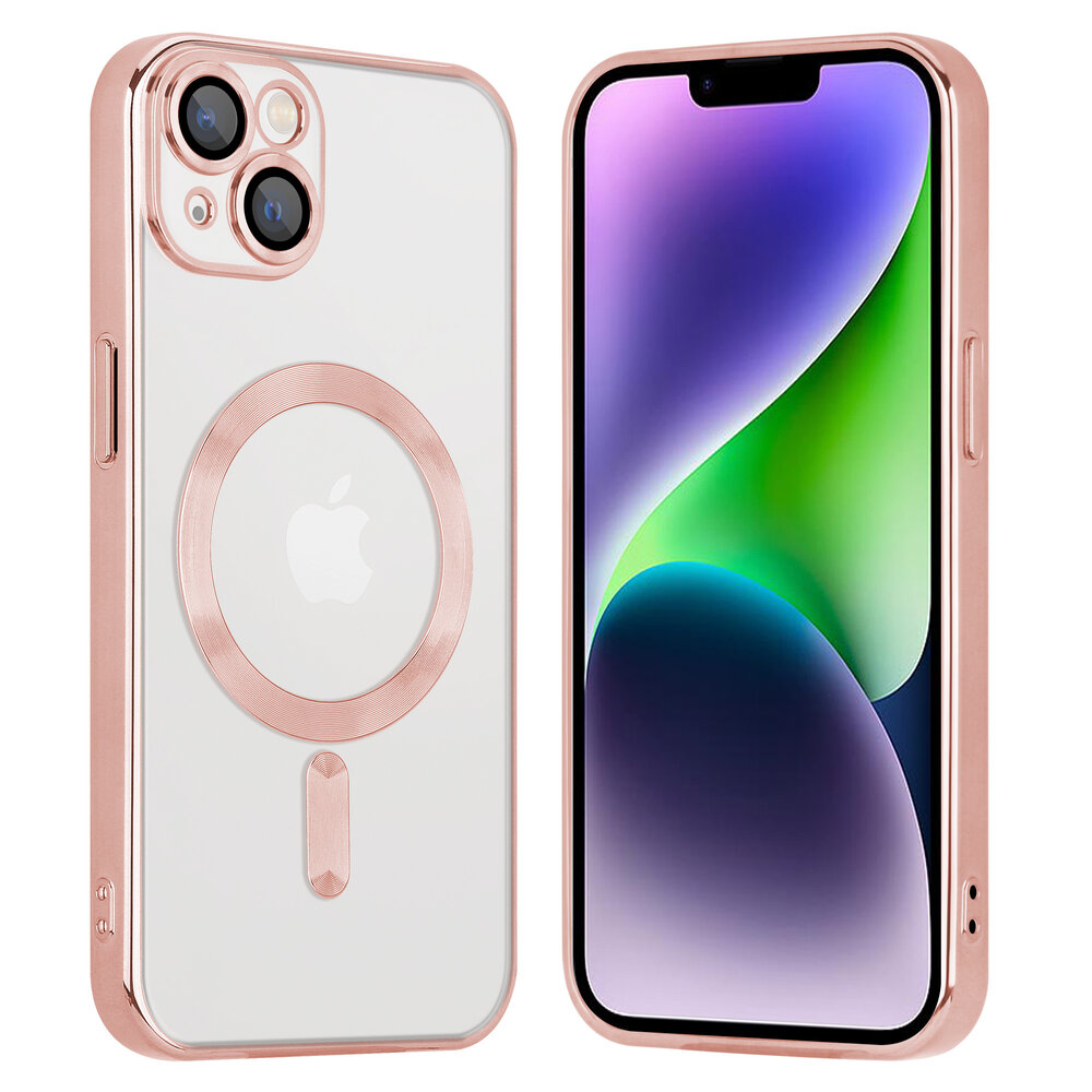 Coverzs Coverzs geschikt voor iPhone 14 Plus Magsafe hoesje met camera cover (roze) + ShieldCase screenprotector - beschermglas iPhone bescherming - iPhone case bescherm hoesje + Screenprotector Coverzs Coverzs geschikt voor iPhone 14 Plus Magsafe hoesje met camera cover (roze) + ShieldCase screenprotector - beschermglas iPhone bescherming - iPhone case bescherm hoesje + Screenprotector
