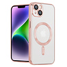 Coverzs Coverzs geschikt voor iPhone 14 Plus Magsafe hoesje met camera cover (roze) + ShieldCase screenprotector - beschermglas iPhone bescherming - iPhone case bescherm hoesje + Screenprotector Coverzs Coverzs geschikt voor iPhone 14 Plus Magsafe hoesje met camera cover (roze) + ShieldCase screenprotector - beschermglas iPhone bescherming - iPhone case bescherm hoesje + Screenprotector