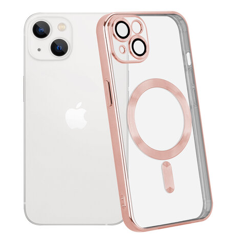 Coverzs Coverzs geschikt voor iPhone 14 Plus Magsafe hoesje met camera cover (roze) + ShieldCase screenprotector - beschermglas iPhone bescherming - iPhone case bescherm hoesje + Screenprotector Coverzs Coverzs geschikt voor iPhone 14 Plus Magsafe hoesje met camera cover (roze) + ShieldCase screenprotector - beschermglas iPhone bescherming - iPhone case bescherm hoesje + Screenprotector