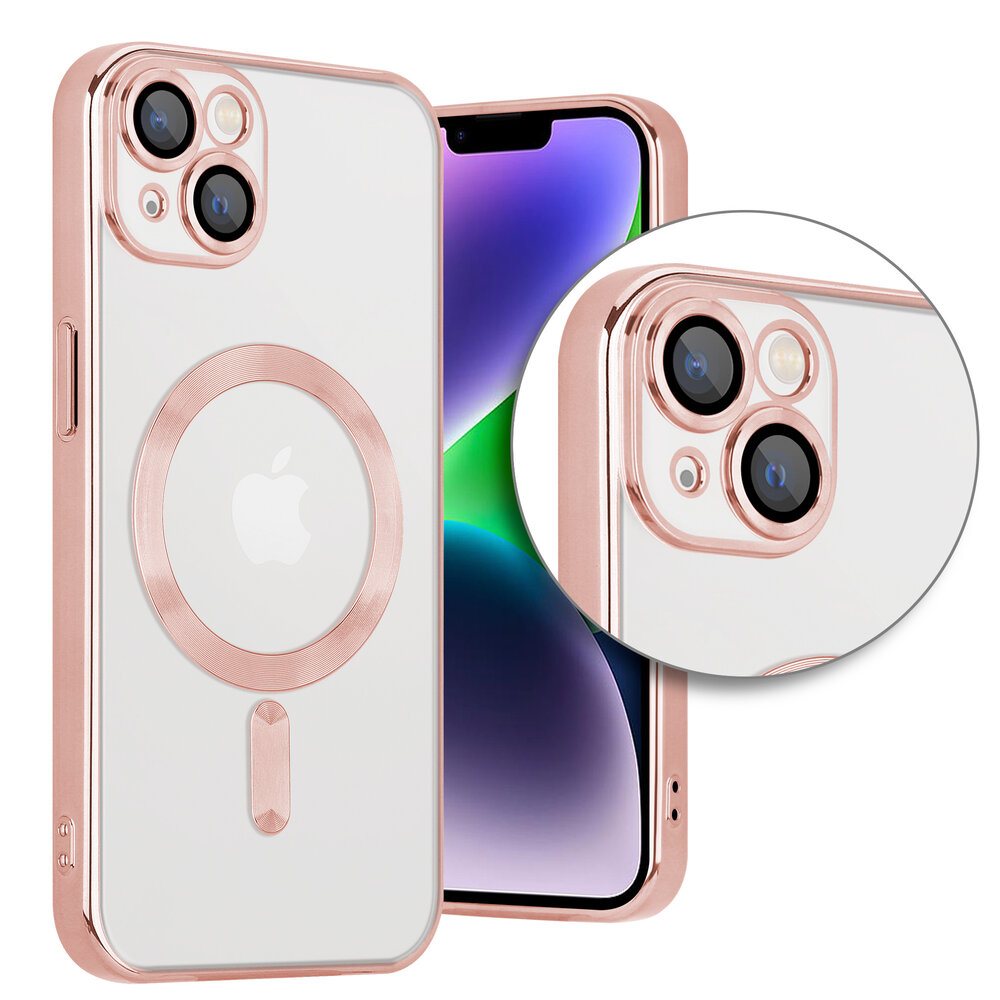 Coverzs Coverzs geschikt voor iPhone 14 Plus Magsafe hoesje met camera cover (roze) + ShieldCase screenprotector - beschermglas iPhone bescherming - iPhone case bescherm hoesje + Screenprotector Coverzs Coverzs geschikt voor iPhone 14 Plus Magsafe hoesje met camera cover (roze) + ShieldCase screenprotector - beschermglas iPhone bescherming - iPhone case bescherm hoesje + Screenprotector
