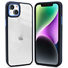 Coverzs Coverzs geschikt voor iPhone 14 Plus solid bumper hoesje mat (blauw) + ShieldCase screenprotector - beschermglas iPhone bescherming - iPhone case bescherm hoesje + Screenprotector Coverzs Coverzs geschikt voor iPhone 14 Plus solid bumper hoesje mat (blauw) + ShieldCase screenprotector - beschermglas iPhone bescherming - iPhone case bescherm hoesje + Screenprotector