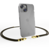 Coverzs Coverzs geschikt voor iPhone 14 Plus transparante case met koord (zwart/goud) + ShieldCase screenprotector - beschermglas iPhone bescherming - iPhone case bescherm hoesje + Screenprotector Coverzs Coverzs geschikt voor iPhone 14 Plus transparante case met koord (zwart/goud) + ShieldCase screenprotector - beschermglas iPhone bescherming - iPhone case bescherm hoesje + Screenprotector