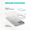Coverzs Coverzs geschikt voor iPhone 14 Pro hard case met metalen camera bumper (blauw) + ShieldCase screenprotector - beschermglas iPhone bescherming - iPhone case bescherm hoesje + Screenprotector Coverzs Coverzs geschikt voor iPhone 14 Pro hard case met metalen camera bumper (blauw) + ShieldCase screenprotector - beschermglas iPhone bescherming - iPhone case bescherm hoesje + Screenprotector
