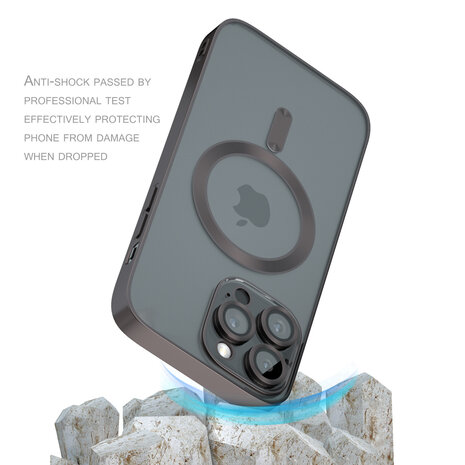 Coverzs Coverzs geschikt voor iPhone 14 Pro Max Magsafe hoesje met camera cover (zwart) + ShieldCase screenprotector - beschermglas iPhone bescherming - iPhone case bescherm hoesje + Screenprotector Coverzs Coverzs geschikt voor iPhone 14 Pro Max Magsafe hoesje met camera cover (zwart) + ShieldCase screenprotector - beschermglas iPhone bescherming - iPhone case bescherm hoesje + Screenprotector