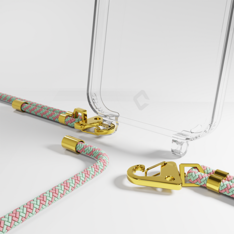 Coverzs Coverzs geschikt voor iPhone 14 Pro Max transparante case met koord (aqua/roze) + ShieldCase screenprotector - beschermglas iPhone bescherming - iPhone case bescherm hoesje + Screenprotector Coverzs Coverzs geschikt voor iPhone 14 Pro Max transparante case met koord (aqua/roze) + ShieldCase screenprotector - beschermglas iPhone bescherming - iPhone case bescherm hoesje + Screenprotector