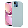 Coverzs Coverzs Luxe Liquid Silicone case geschikt voor iPhone 14 (grijsblauw) + ShieldCase screenprotector - beschermglas iPhone bescherming - iPhone case bescherm hoesje + Screenprotector Coverzs Coverzs Luxe Liquid Silicone case geschikt voor iPhone 14 (grijsblauw) + ShieldCase screenprotector - beschermglas iPhone bescherming - iPhone case bescherm hoesje + Screenprotector