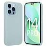 Coverzs Coverzs Luxe Liquid Silicone case geschikt voor iPhone 14 Pro (grijsblauw) + ShieldCase screenprotector - beschermglas iPhone bescherming - iPhone case bescherm hoesje + Screenprotector Coverzs Coverzs Luxe Liquid Silicone case geschikt voor iPhone 14 Pro (grijsblauw) + ShieldCase screenprotector - beschermglas iPhone bescherming - iPhone case bescherm hoesje + Screenprotector