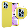 Coverzs Coverzs Luxe Liquid Silicone case geschikt voor iPhone 14 Pro Max (geel) + ShieldCase screenprotector - beschermglas iPhone bescherming - iPhone case bescherm hoesje + Screenprotector Coverzs Coverzs Luxe Liquid Silicone case geschikt voor iPhone 14 Pro Max (geel) + ShieldCase screenprotector - beschermglas iPhone bescherming - iPhone case bescherm hoesje + Screenprotector