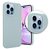 Coverzs Coverzs Luxe Liquid Silicone case geschikt voor iPhone 14 Pro Max (grijsblauw) + ShieldCase screenprotector - beschermglas iPhone bescherming - iPhone case bescherm hoesje + Screenprotector Coverzs Coverzs Luxe Liquid Silicone case geschikt voor iPhone 14 Pro Max (grijsblauw) + ShieldCase screenprotector - beschermglas iPhone bescherming - iPhone case bescherm hoesje + Screenprotector