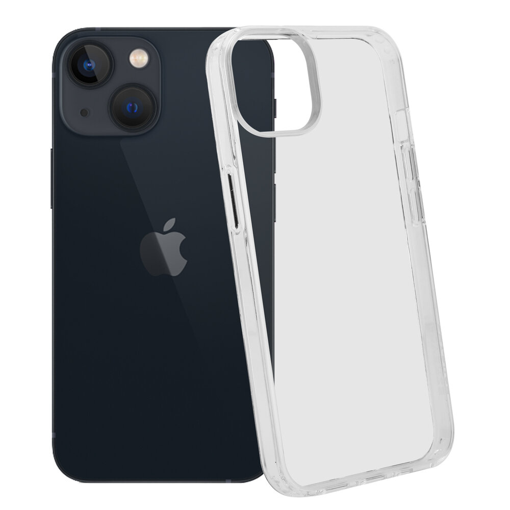 Coverzs Coverzs Luxe Shock case geschikt voor iPhone 14 Plus (transparant)  + ShieldCase screenprotector - beschermglas iPhone bescherming - iPhone case bescherm hoesje + Screenprotector