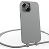 Coverzs Coverzs Silicone case met koord geschikt voor iPhone 14 (grijs) + ShieldCase screenprotector - beschermglas iPhone bescherming - iPhone case bescherm hoesje + Screenprotector Coverzs Coverzs Silicone case met koord geschikt voor iPhone 14 (grijs) + ShieldCase screenprotector - beschermglas iPhone bescherming - iPhone case bescherm hoesje + Screenprotector