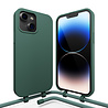 Coverzs Coverzs Silicone case met koord geschikt voor iPhone 14 (groen) + ShieldCase screenprotector - beschermglas iPhone bescherming - iPhone case bescherm hoesje + Screenprotector Coverzs Coverzs Silicone case met koord geschikt voor iPhone 14 (groen) + ShieldCase screenprotector - beschermglas iPhone bescherming - iPhone case bescherm hoesje + Screenprotector