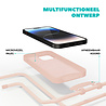 Coverzs Coverzs Silicone case met koord geschikt voor iPhone 14 (roze) + ShieldCase screenprotector - beschermglas iPhone bescherming - iPhone case bescherm hoesje + Screenprotector Coverzs Coverzs Silicone case met koord geschikt voor iPhone 14 (roze) + ShieldCase screenprotector - beschermglas iPhone bescherming - iPhone case bescherm hoesje + Screenprotector