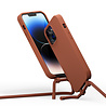 Coverzs Coverzs Silicone case met koord geschikt voor iPhone 14 Plus (bruin) + ShieldCase screenprotector - beschermglas iPhone bescherming - iPhone case bescherm hoesje + Screenprotector Coverzs Coverzs Silicone case met koord geschikt voor iPhone 14 Plus (bruin) + ShieldCase screenprotector - beschermglas iPhone bescherming - iPhone case bescherm hoesje + Screenprotector