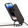 Coverzs Coverzs Silicone case met koord geschikt voor iPhone 14 Plus (koffiezwart) + ShieldCase screenprotector - beschermglas iPhone bescherming - iPhone case bescherm hoesje + Screenprotector Coverzs Coverzs Silicone case met koord geschikt voor iPhone 14 Plus (koffiezwart) + ShieldCase screenprotector - beschermglas iPhone bescherming - iPhone case bescherm hoesje + Screenprotector