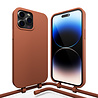 Coverzs Coverzs Silicone case met koord geschikt voor iPhone 14 Pro Max (bruin) + ShieldCase screenprotector - beschermglas iPhone bescherming - iPhone case bescherm hoesje + Screenprotector Coverzs Coverzs Silicone case met koord geschikt voor iPhone 14 Pro Max (bruin) + ShieldCase screenprotector - beschermglas iPhone bescherming - iPhone case bescherm hoesje + Screenprotector