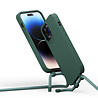 Coverzs Coverzs Silicone case met koord geschikt voor iPhone 14 Pro Max (groen) + ShieldCase screenprotector - beschermglas iPhone bescherming - iPhone case bescherm hoesje + Screenprotector Coverzs Coverzs Silicone case met koord geschikt voor iPhone 14 Pro Max (groen) + ShieldCase screenprotector - beschermglas iPhone bescherming - iPhone case bescherm hoesje + Screenprotector