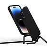 Coverzs Coverzs Silicone case met koord geschikt voor iPhone 14 Pro Max (zwart) + ShieldCase screenprotector - beschermglas iPhone bescherming - iPhone case bescherm hoesje + Screenprotector Coverzs Coverzs Silicone case met koord geschikt voor iPhone 14 Pro Max (zwart) + ShieldCase screenprotector - beschermglas iPhone bescherming - iPhone case bescherm hoesje + Screenprotector