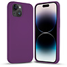 Coverzs Coverzs Solid silicone case geschikt voor iPhone 14 (paars) + ShieldCase screenprotector - beschermglas iPhone bescherming - iPhone case bescherm hoesje + Screenprotector Coverzs Coverzs Solid silicone case geschikt voor iPhone 14 (paars) + ShieldCase screenprotector - beschermglas iPhone bescherming - iPhone case bescherm hoesje + Screenprotector