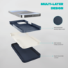 Coverzs Coverzs Solid silicone case geschikt voor iPhone 14 Pro (marine blauw) + ShieldCase screenprotector - beschermglas iPhone bescherming - iPhone case bescherm hoesje + Screenprotector Coverzs Coverzs Solid silicone case geschikt voor iPhone 14 Pro (marine blauw) + ShieldCase screenprotector - beschermglas iPhone bescherming - iPhone case bescherm hoesje + Screenprotector