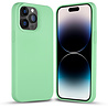 Coverzs Coverzs Solid silicone case geschikt voor iPhone 14 Pro (mint) + ShieldCase screenprotector - beschermglas iPhone bescherming - iPhone case bescherm hoesje + Screenprotector Coverzs Coverzs Solid silicone case geschikt voor iPhone 14 Pro (mint) + ShieldCase screenprotector - beschermglas iPhone bescherming - iPhone case bescherm hoesje + Screenprotector