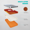 Coverzs Coverzs Solid silicone case geschikt voor iPhone 14 Pro (oranje) + ShieldCase screenprotector - beschermglas iPhone bescherming - iPhone case bescherm hoesje + Screenprotector Coverzs Coverzs Solid silicone case geschikt voor iPhone 14 Pro (oranje) + ShieldCase screenprotector - beschermglas iPhone bescherming - iPhone case bescherm hoesje + Screenprotector