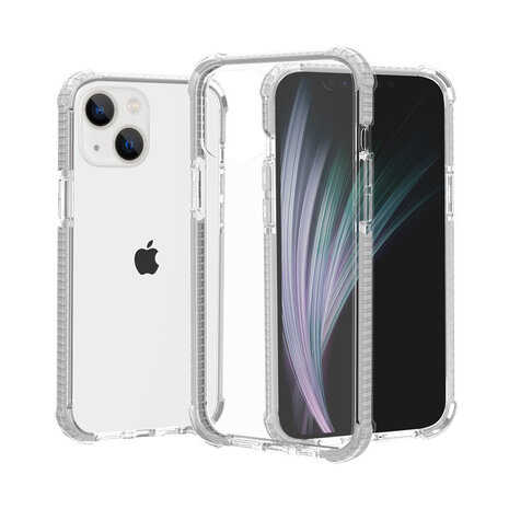 Shieldcase ShieldCase Bumper shock case geschikt voor iPhone 14 (wit)  + ShieldCase screenprotector - beschermglas iPhone bescherming - iPhone case bescherm hoesje + Screenprotector