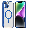 Shieldcase ShieldCase geschikt voor iPhone 14 hoesje transparant Magsafe metal coating (donkerblauw) + ShieldCase screenprotector - beschermglas iPhone bescherming - iPhone case bescherm hoesje + Screenprotector Shieldcase ShieldCase geschikt voor iPhone 14 hoesje transparant Magsafe metal coating (donkerblauw) + ShieldCase screenprotector - beschermglas iPhone bescherming - iPhone case bescherm hoesje + Screenprotector