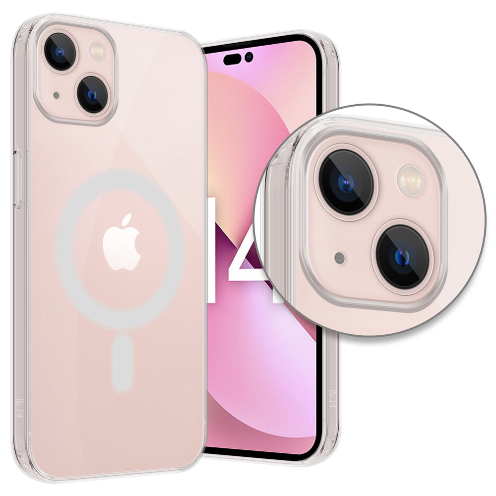 Shieldcase ShieldCase geschikt voor iPhone 14 MagSafe hoesje (transparant) + ShieldCase screenprotector - beschermglas iPhone bescherming - iPhone case bescherm hoesje + Screenprotector