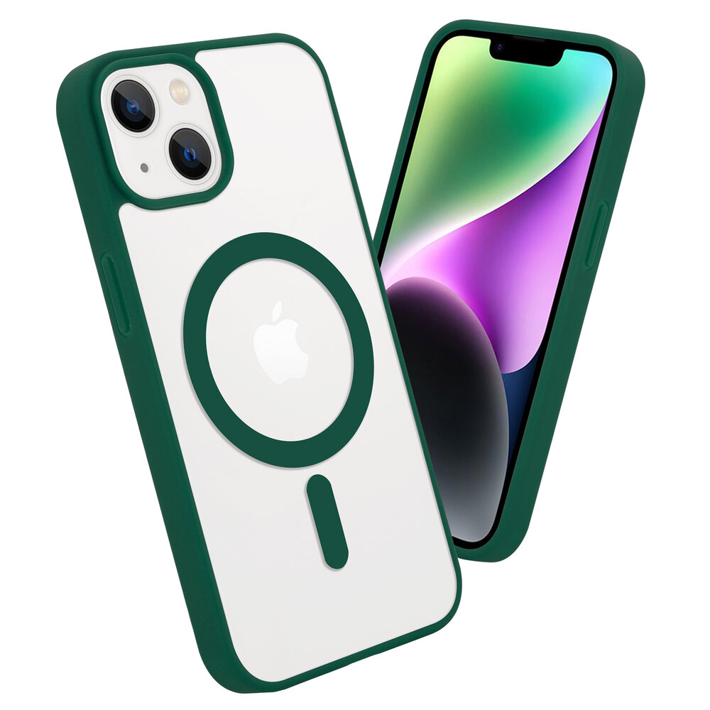 Shieldcase ShieldCase geschikt voor iPhone 14 Magsafe hoesje transparant gekleurde rand (groen) + ShieldCase screenprotector - beschermglas iPhone bescherming - iPhone case bescherm hoesje + Screenprotector Shieldcase ShieldCase geschikt voor iPhone 14 Magsafe hoesje transparant gekleurde rand (groen) + ShieldCase screenprotector - beschermglas iPhone bescherming - iPhone case bescherm hoesje + Screenprotector