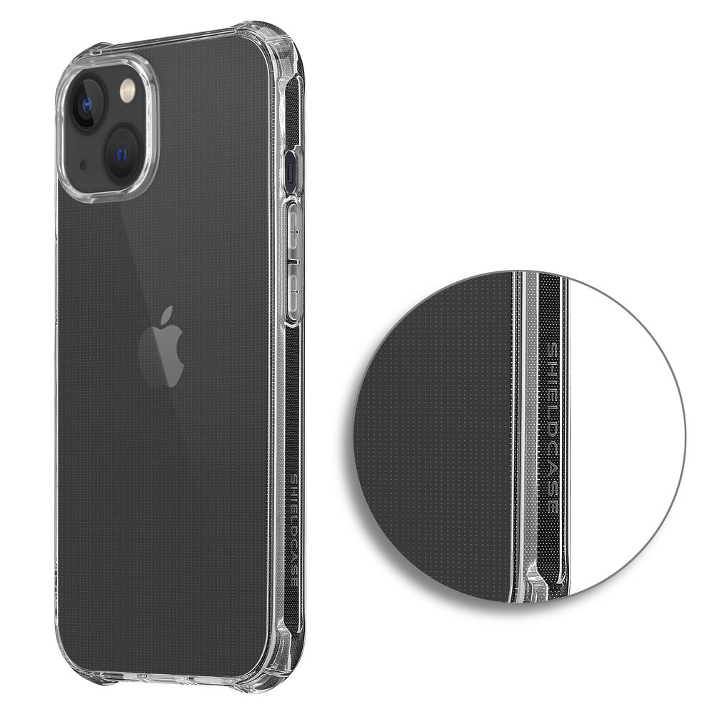 Shieldcase ShieldCase geschikt voor iPhone 14 Plus Anti-Yellowing TPU shock case (transparant) + ShieldCase screenprotector - beschermglas iPhone bescherming - iPhone case bescherm hoesje + Screenprotector