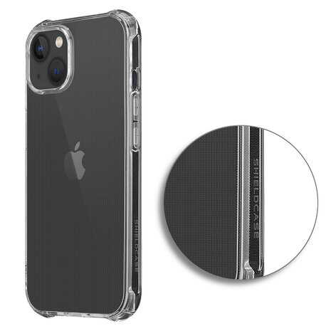 Shieldcase ShieldCase geschikt voor iPhone 14 Plus Anti-Yellowing TPU shock case (transparant) + ShieldCase screenprotector - beschermglas iPhone bescherming - iPhone case bescherm hoesje + Screenprotector