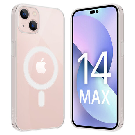 Shieldcase ShieldCase geschikt voor iPhone 14 Plus MagSafe hoesje (transparant) + ShieldCase screenprotector - beschermglas iPhone bescherming - iPhone case bescherm hoesje + Screenprotector Shieldcase ShieldCase geschikt voor iPhone 14 Plus MagSafe hoesje (transparant) + ShieldCase screenprotector - beschermglas iPhone bescherming - iPhone case bescherm hoesje + Screenprotector