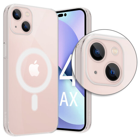 Shieldcase ShieldCase geschikt voor iPhone 14 Plus MagSafe hoesje (transparant) + ShieldCase screenprotector - beschermglas iPhone bescherming - iPhone case bescherm hoesje + Screenprotector Shieldcase ShieldCase geschikt voor iPhone 14 Plus MagSafe hoesje (transparant) + ShieldCase screenprotector - beschermglas iPhone bescherming - iPhone case bescherm hoesje + Screenprotector