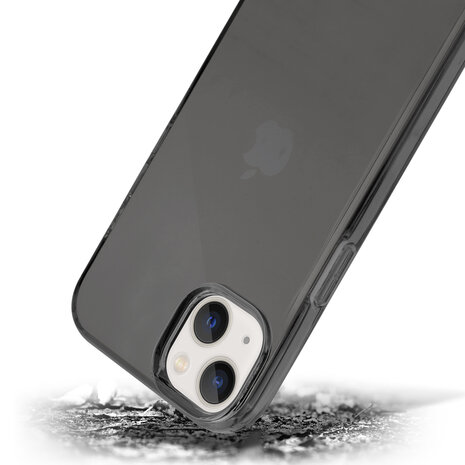 Shieldcase ShieldCase geschikt voor iPhone 14 Plus TPU case (zwart) + ShieldCase screenprotector - beschermglas iPhone bescherming - iPhone case bescherm hoesje + Screenprotector