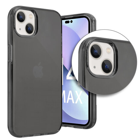 Shieldcase ShieldCase geschikt voor iPhone 14 Plus TPU case (zwart) + ShieldCase screenprotector - beschermglas iPhone bescherming - iPhone case bescherm hoesje + Screenprotector