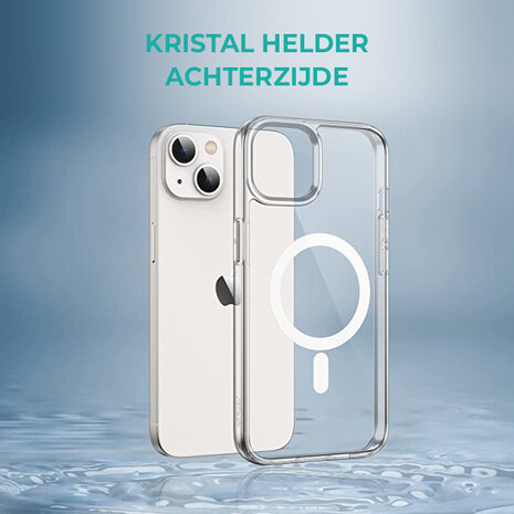 Shieldcase ShieldCase geschikt voor iPhone 14 Plus transparant hoesje Magsafe compatible + ShieldCase screenprotector - beschermglas iPhone bescherming - iPhone case bescherm hoesje + Screenprotector