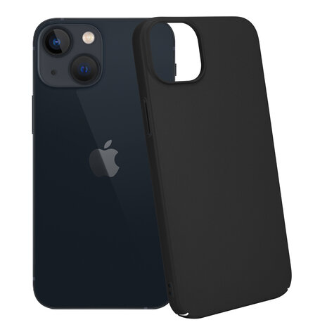 Shieldcase Shieldcase geschikt voor iPhone 14 Plus ultra thin case (zwart) + ShieldCase screenprotector - beschermglas iPhone bescherming - iPhone case bescherm hoesje + Screenprotector