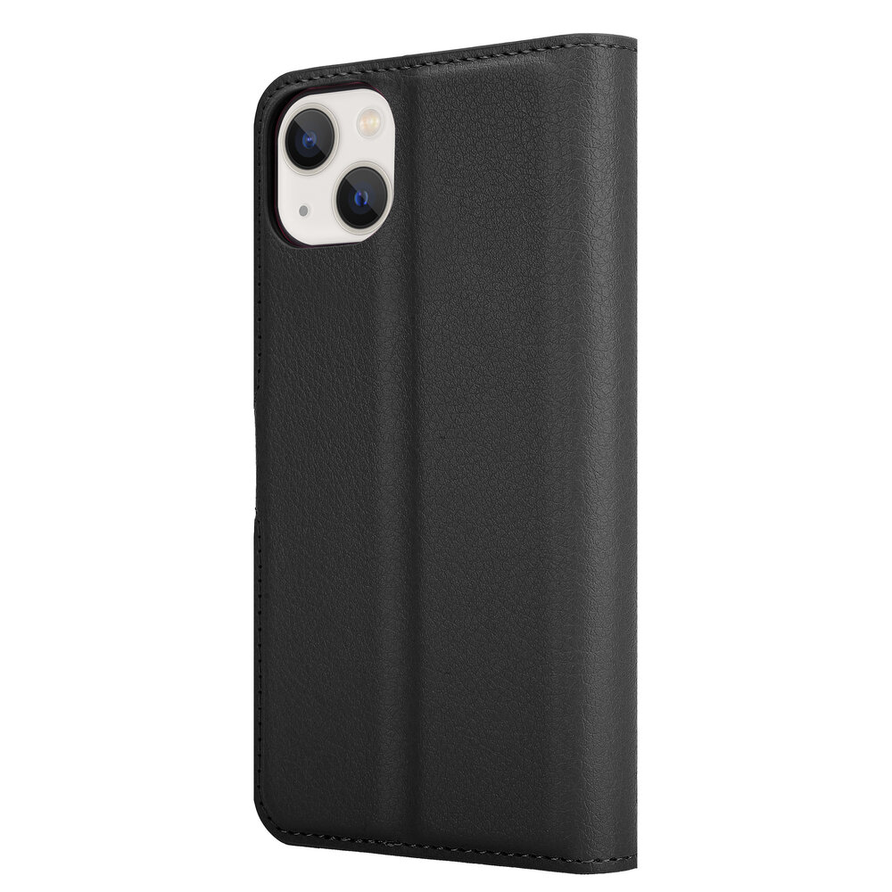 Shieldcase ShieldCase geschikt voor iPhone 14 Plus wallet case (zwart) + ShieldCase screenprotector - beschermglas iPhone bescherming - iPhone case bescherm hoesje + Screenprotector