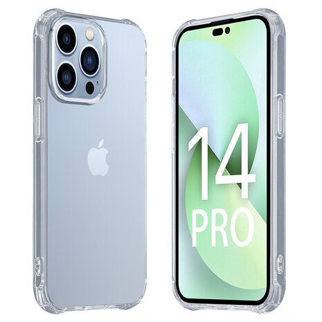 Shieldcase ShieldCase geschikt voor iPhone 14 Pro Anti-Yellowing TPU shock case (transparant) + ShieldCase screenprotector - beschermglas iPhone bescherming - iPhone case bescherm hoesje + Screenprotector Shieldcase ShieldCase geschikt voor iPhone 14 Pro Anti-Yellowing TPU shock case (transparant) + ShieldCase screenprotector - beschermglas iPhone bescherming - iPhone case bescherm hoesje + Screenprotector