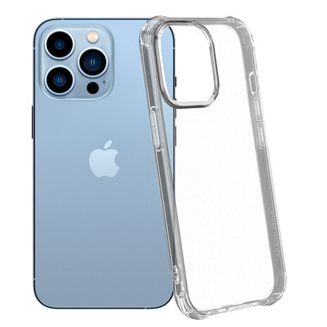 Shieldcase ShieldCase geschikt voor iPhone 14 Pro Anti-Yellowing TPU shock case (transparant) + ShieldCase screenprotector - beschermglas iPhone bescherming - iPhone case bescherm hoesje + Screenprotector Shieldcase ShieldCase geschikt voor iPhone 14 Pro Anti-Yellowing TPU shock case (transparant) + ShieldCase screenprotector - beschermglas iPhone bescherming - iPhone case bescherm hoesje + Screenprotector