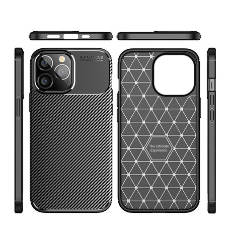 Shieldcase ShieldCase geschikt voor iPhone 14 Pro Carbon Fiber Case (zwart) + ShieldCase screenprotector - beschermglas iPhone bescherming - iPhone case bescherm hoesje + Screenprotector Shieldcase ShieldCase geschikt voor iPhone 14 Pro Carbon Fiber Case (zwart) + ShieldCase screenprotector - beschermglas iPhone bescherming - iPhone case bescherm hoesje + Screenprotector