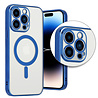 Shieldcase ShieldCase geschikt voor iPhone 14 Pro hoesje transparant Magsafe metal coating (donkerblauw) + ShieldCase screenprotector - beschermglas iPhone bescherming - iPhone case bescherm hoesje + Screenprotector Shieldcase ShieldCase geschikt voor iPhone 14 Pro hoesje transparant Magsafe metal coating (donkerblauw) + ShieldCase screenprotector - beschermglas iPhone bescherming - iPhone case bescherm hoesje + Screenprotector
