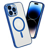 Shieldcase ShieldCase geschikt voor iPhone 14 Pro hoesje transparant Magsafe metal coating (donkerblauw) + ShieldCase screenprotector - beschermglas iPhone bescherming - iPhone case bescherm hoesje + Screenprotector Shieldcase ShieldCase geschikt voor iPhone 14 Pro hoesje transparant Magsafe metal coating (donkerblauw) + ShieldCase screenprotector - beschermglas iPhone bescherming - iPhone case bescherm hoesje + Screenprotector