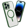 Shieldcase ShieldCase geschikt voor iPhone 14 Pro hoesje transparant Magsafe metal coating (donkergroen) + ShieldCase screenprotector - beschermglas iPhone bescherming - iPhone case bescherm hoesje + Screenprotector Shieldcase ShieldCase geschikt voor iPhone 14 Pro hoesje transparant Magsafe metal coating (donkergroen) + ShieldCase screenprotector - beschermglas iPhone bescherming - iPhone case bescherm hoesje + Screenprotector