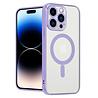 Shieldcase ShieldCase geschikt voor iPhone 14 Pro hoesje transparant Magsafe metal coating (paars) + ShieldCase screenprotector - beschermglas iPhone bescherming - iPhone case bescherm hoesje + Screenprotector Shieldcase ShieldCase geschikt voor iPhone 14 Pro hoesje transparant Magsafe metal coating (paars) + ShieldCase screenprotector - beschermglas iPhone bescherming - iPhone case bescherm hoesje + Screenprotector